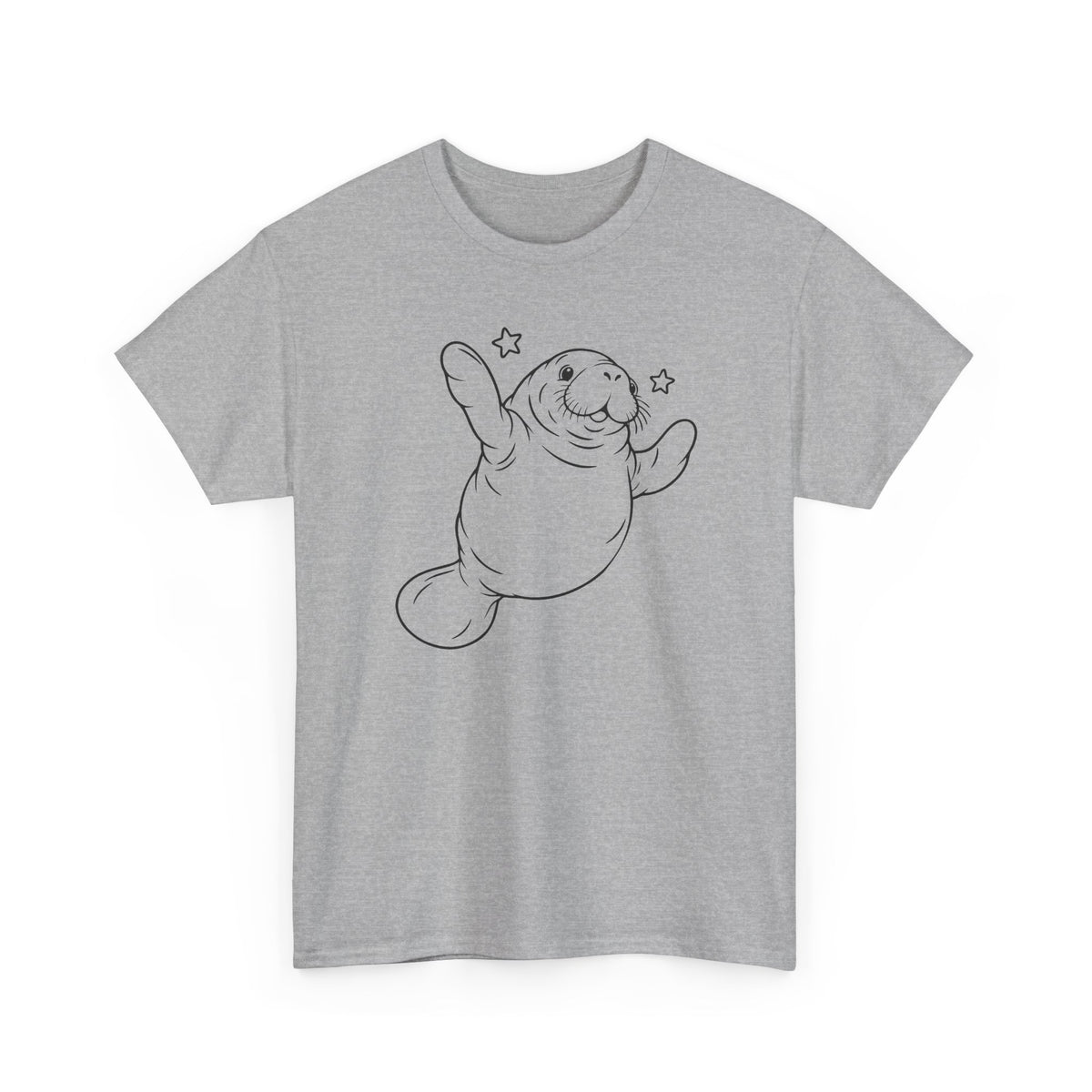 Chubby Mermaid Sea Cow Stretch Manatee T-Shirt