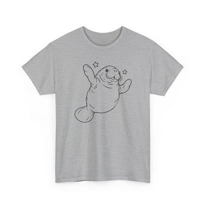 Chubby Mermaid Sea Cow Stretch Manatee T-Shirt