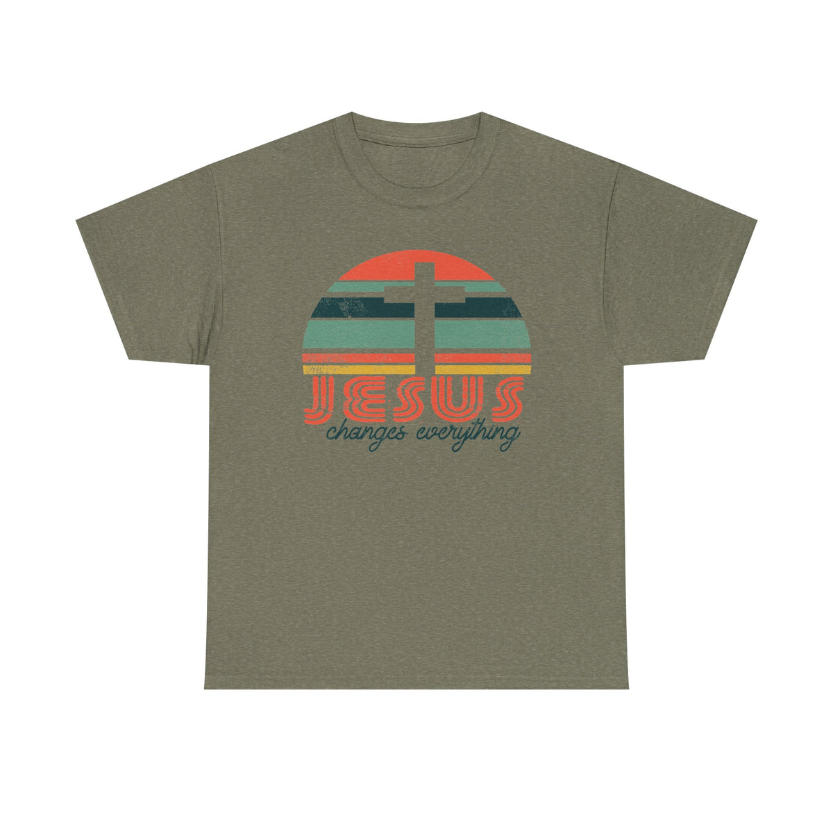 Jesus Changes Everything T-Shirt | Christian Cross Graphic Tee