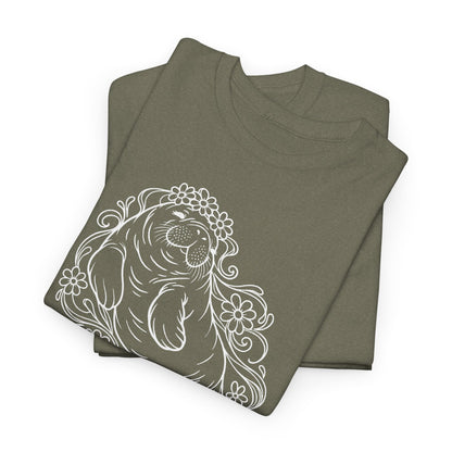 Dreamy flower-crowned manatee T-Shirt
