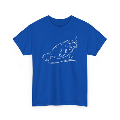Chubby Mermaid Slow Tide Manatee T-Shirt