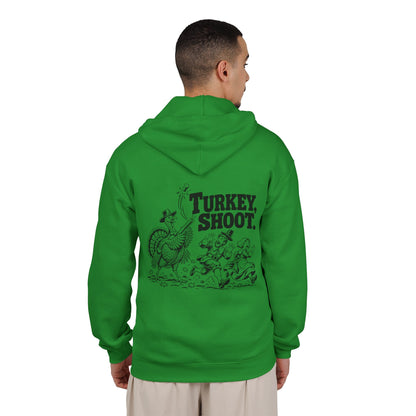 Turkey Shoot Zip-Up Hoodie | Thanksgiving Turkey Chase