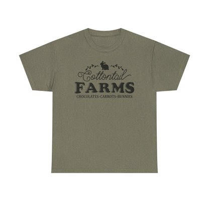Cottontail Farms T-Shirt | Vintage Bunny & Farm Graphic Tee
