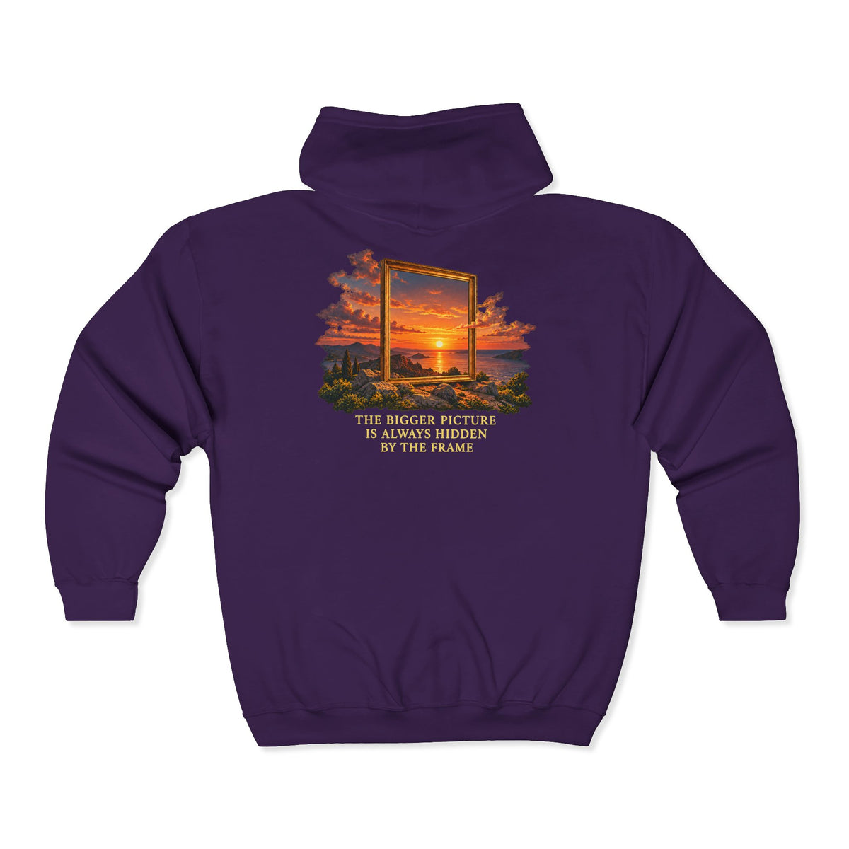 The Bigger Picture – Gildan 18600 Zip-Up Hoodie | 011