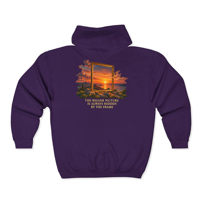 The Bigger Picture – Gildan 18600 Zip-Up Hoodie | 011
