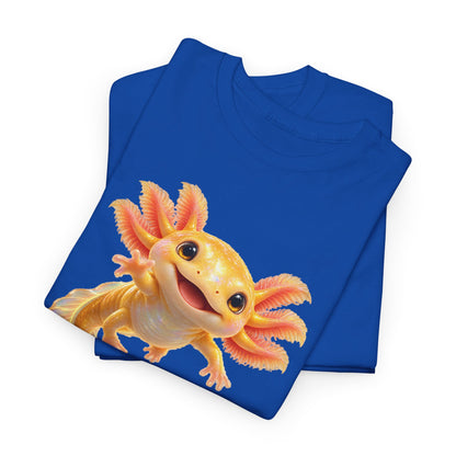 Golden Axolotl with Peach Gills T-Shirt