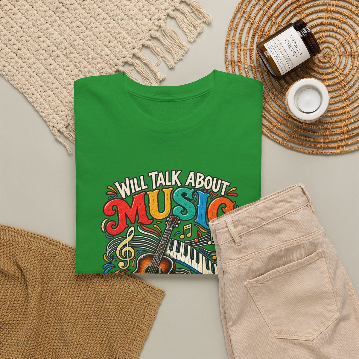 Will Talk About Music – Gildan 5000 T-Shirt | 021
