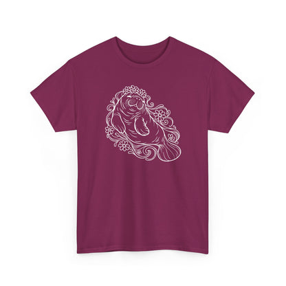 Dreamy flower-crowned manatee T-Shirt