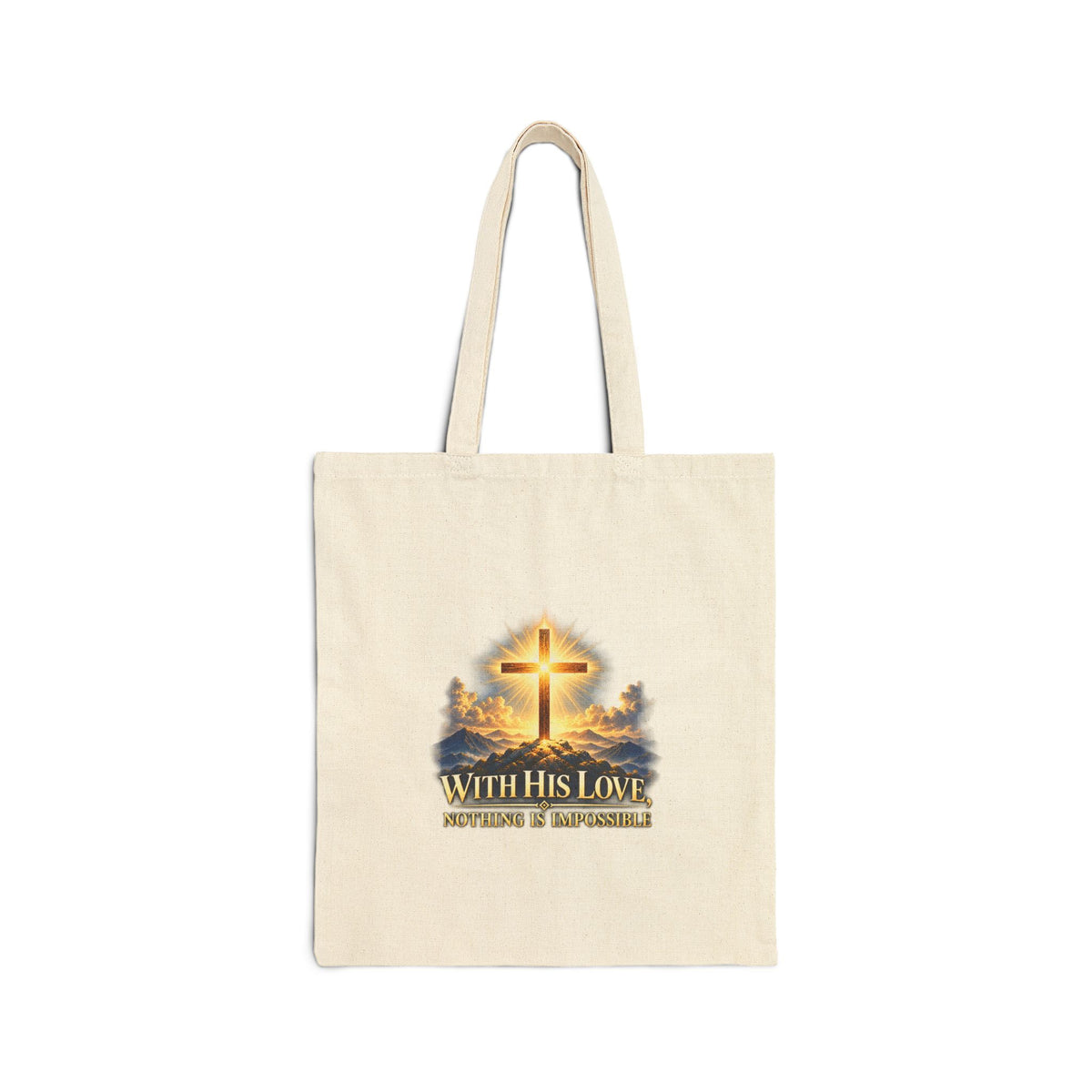 Nothing Is Impossible – Cotton Canvas Tote Bag | 026