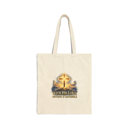 Nothing Is Impossible – Cotton Canvas Tote Bag | 026