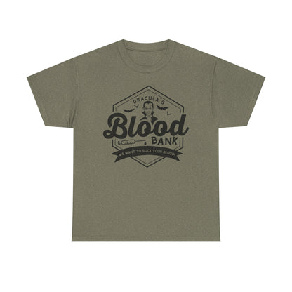 Dracula Blood Bank T-Shirt | Vintage Vampire Graphic Tee
