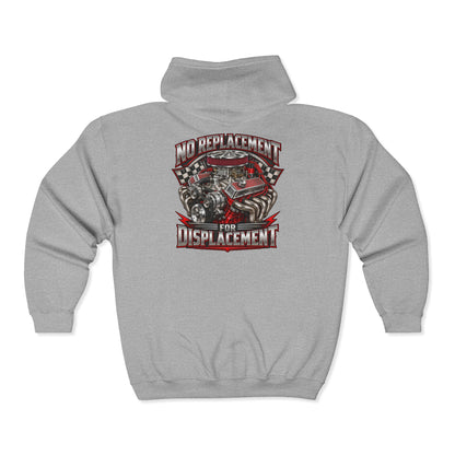 No Replacement for Displacement – Gildan 18600 Zip-Up Hoodie | 006-v2