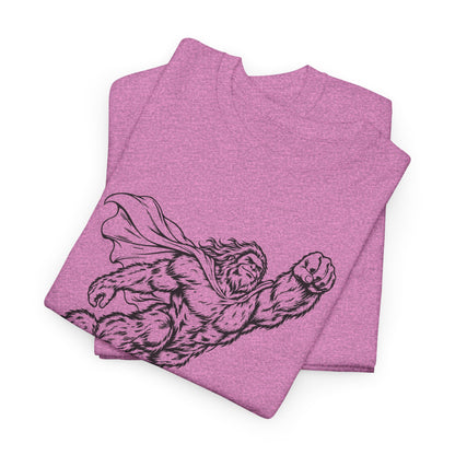 Soaring Cape-Wearing Sasquatch T-Shirt
