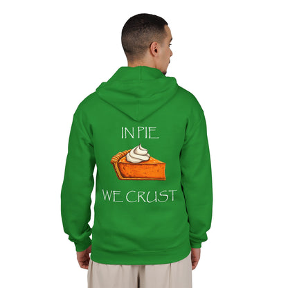 In Pie We Crust Zip-Up Hoodie | Thanksgiving Pumpkin Pie