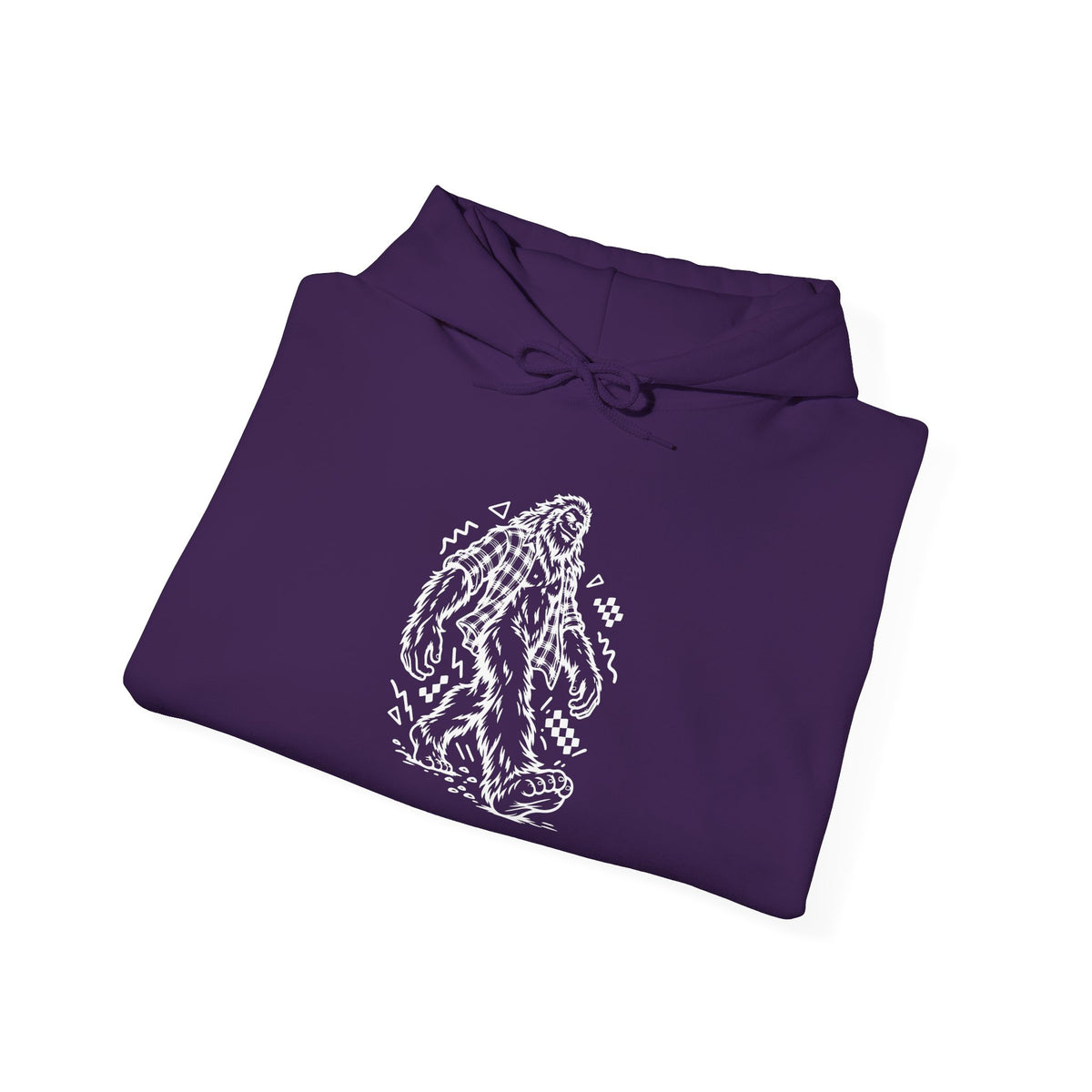 Plaid Bigfoot on the Move Pullover Hoodie