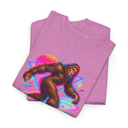 Neon Bigfoot on Roller Skates T-Shirt