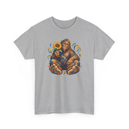 Sunflower Rest with a Shaggy Bigfoot T-Shirt