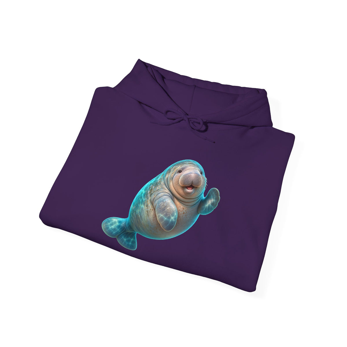 Friendly Flipper Manatee Pullover Hoodie