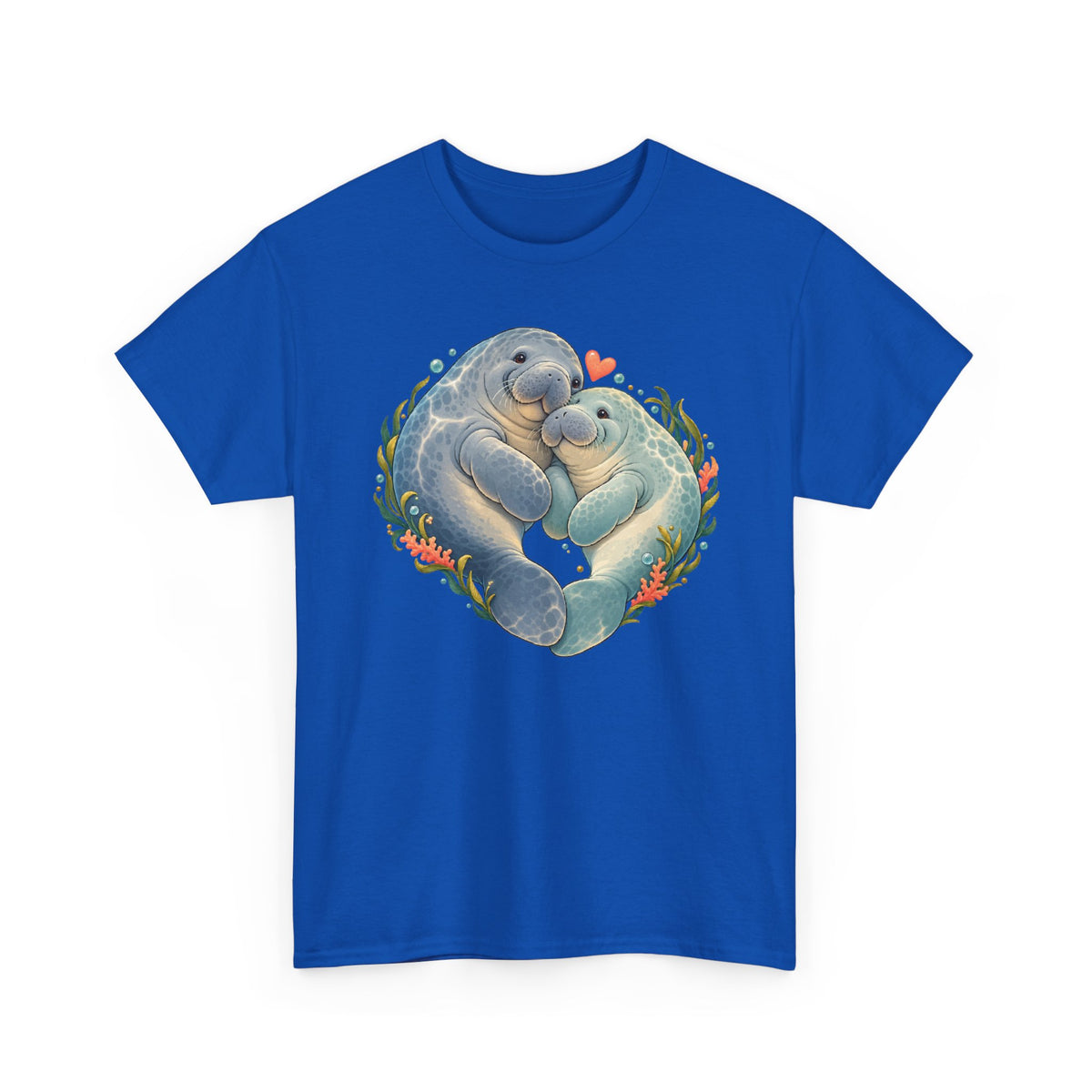 Chubby Mermaid Heart of the Ocean Manatee T-Shirt