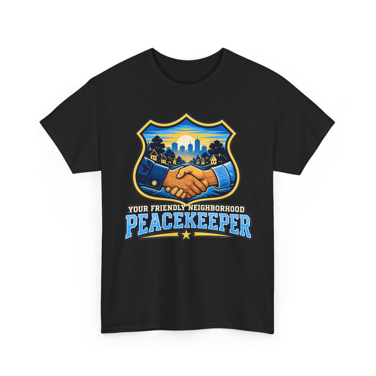 109 Neighborhood Peacekeeper — Color — Gildan 5000 T-Shirt