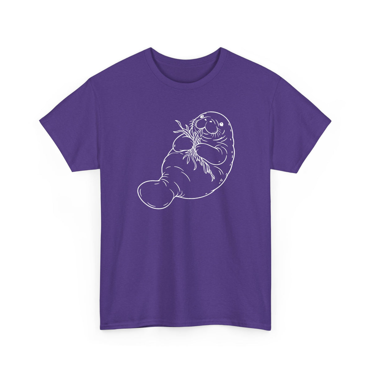 Chubby Mermaid Seagrass Snacker Manatee T-Shirt