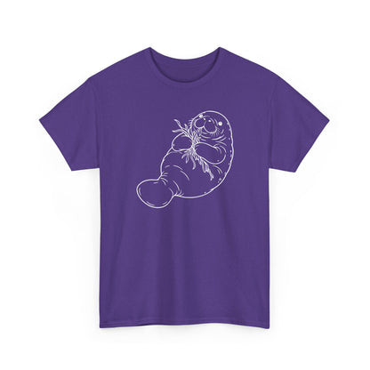 Chubby Mermaid Seagrass Snacker Manatee T-Shirt