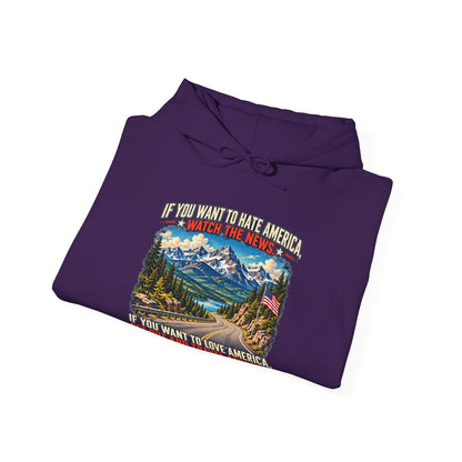 Travel America – Gildan 18500 Hoodie | 024