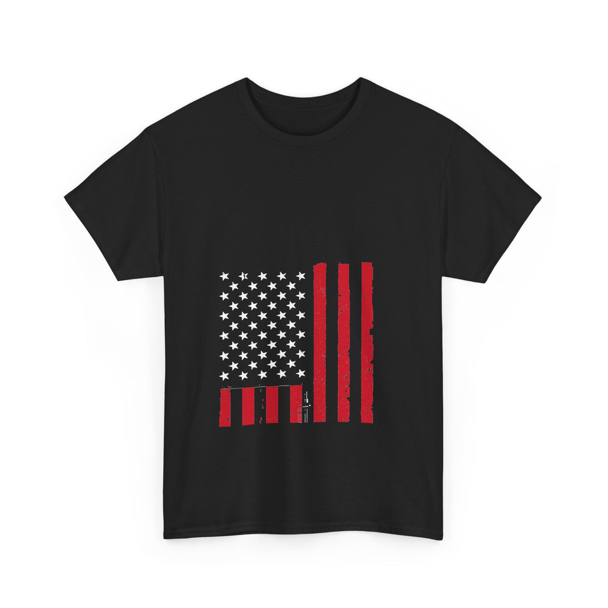 Submarine American Flag - Vertical Design T-Shirt | Unisex Graphic Tee