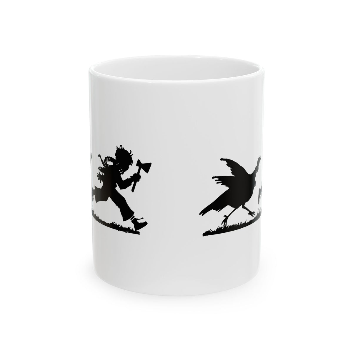 Thanksgiving Revenge Run Mug | Funny Turkey Chase