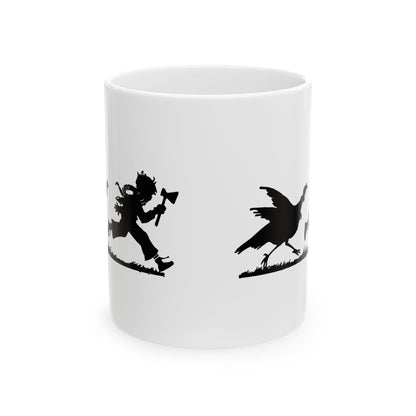 Thanksgiving Revenge Run Mug | Funny Turkey Chase