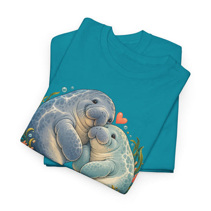 Chubby Mermaid Heart of the Ocean Manatee T-Shirt