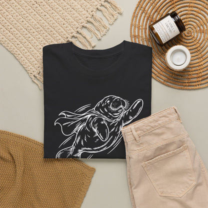 Chubby Manatee Takes Flight T-Shirt