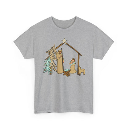 Nativity Llama Christmas T-Shirt | Festive Animal Graphic Tee