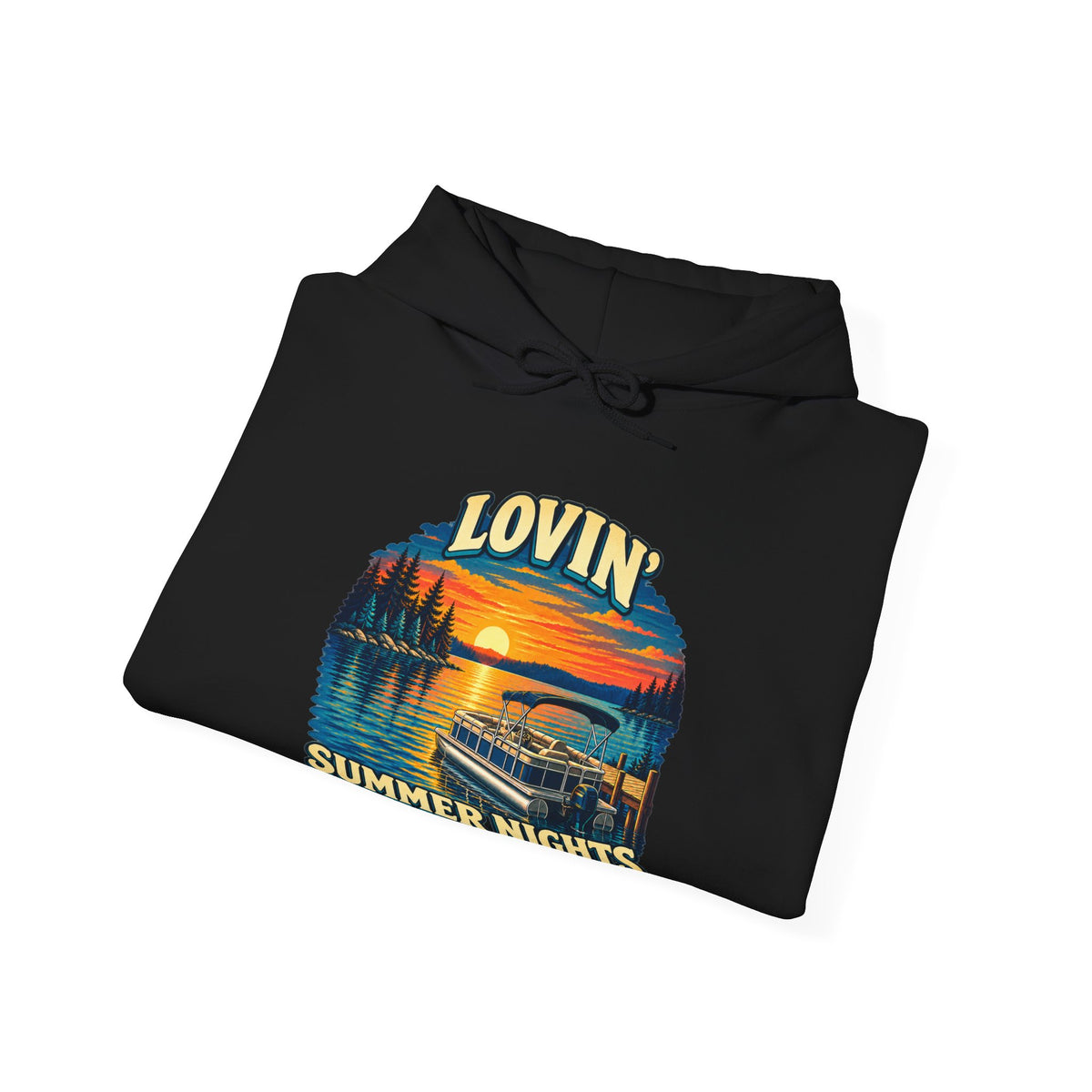 Lovin’ Summer Nights Pontoon – Gildan 18500 Hoodie | 004a-v2