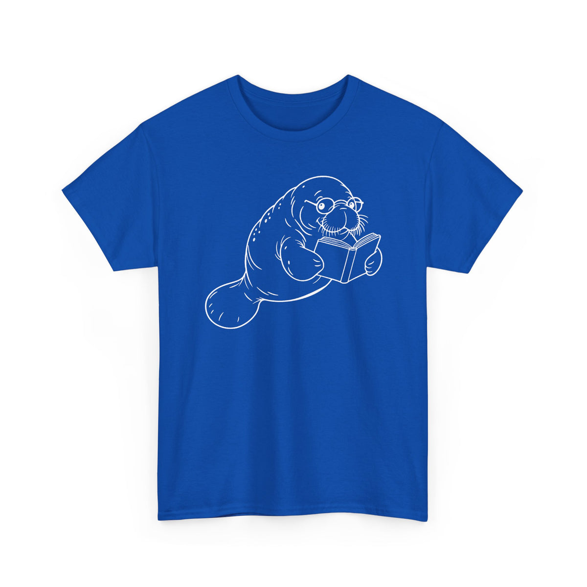 Chubby Mermaid Bookworm Buoyancy Manatee T-Shirt