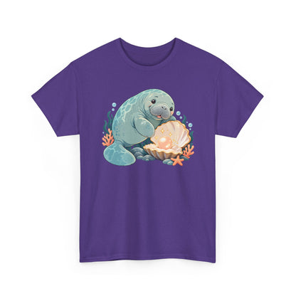 Chubby Mermaid Pearl of the Lagoon Manatee T-Shirt