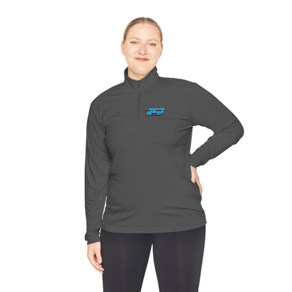 RCP Drum Company Quarter-Zip Pullover | Blue Logo