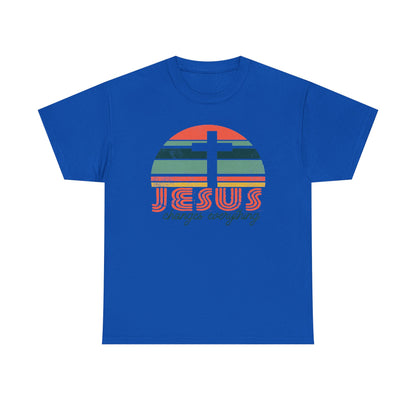 Jesus Changes Everything T-Shirt | Christian Cross Graphic Tee