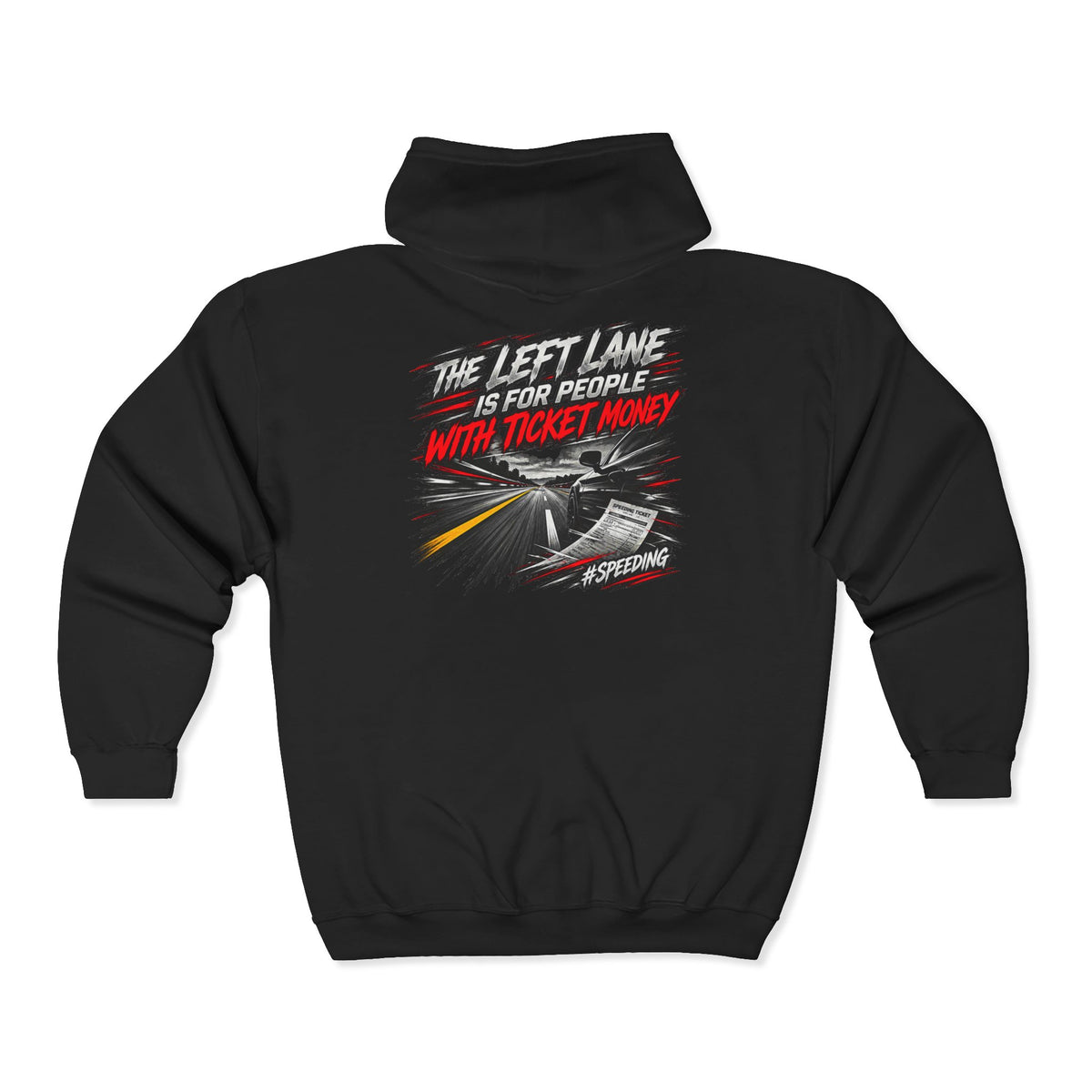 Ticket Money – Gildan 18600 Zip-Up Hoodie | 008