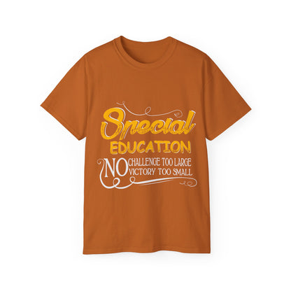 Special Education T-Shirt | No Victory Too Small