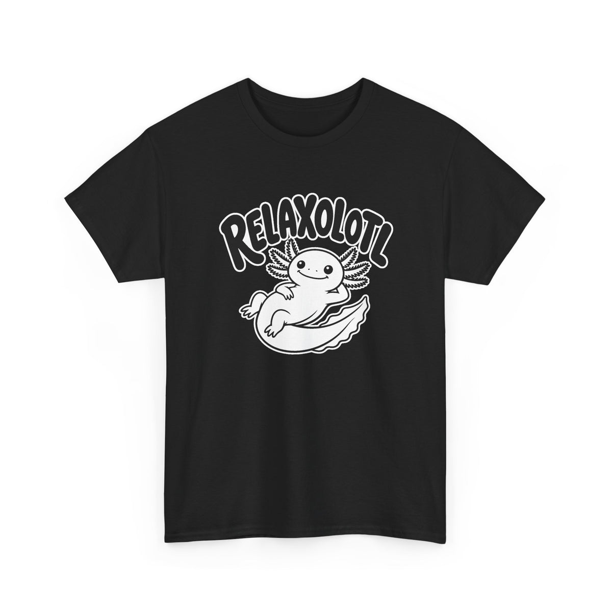 Relaxolotl Axolotl T-Shirt | White Graphic Unisex Tee