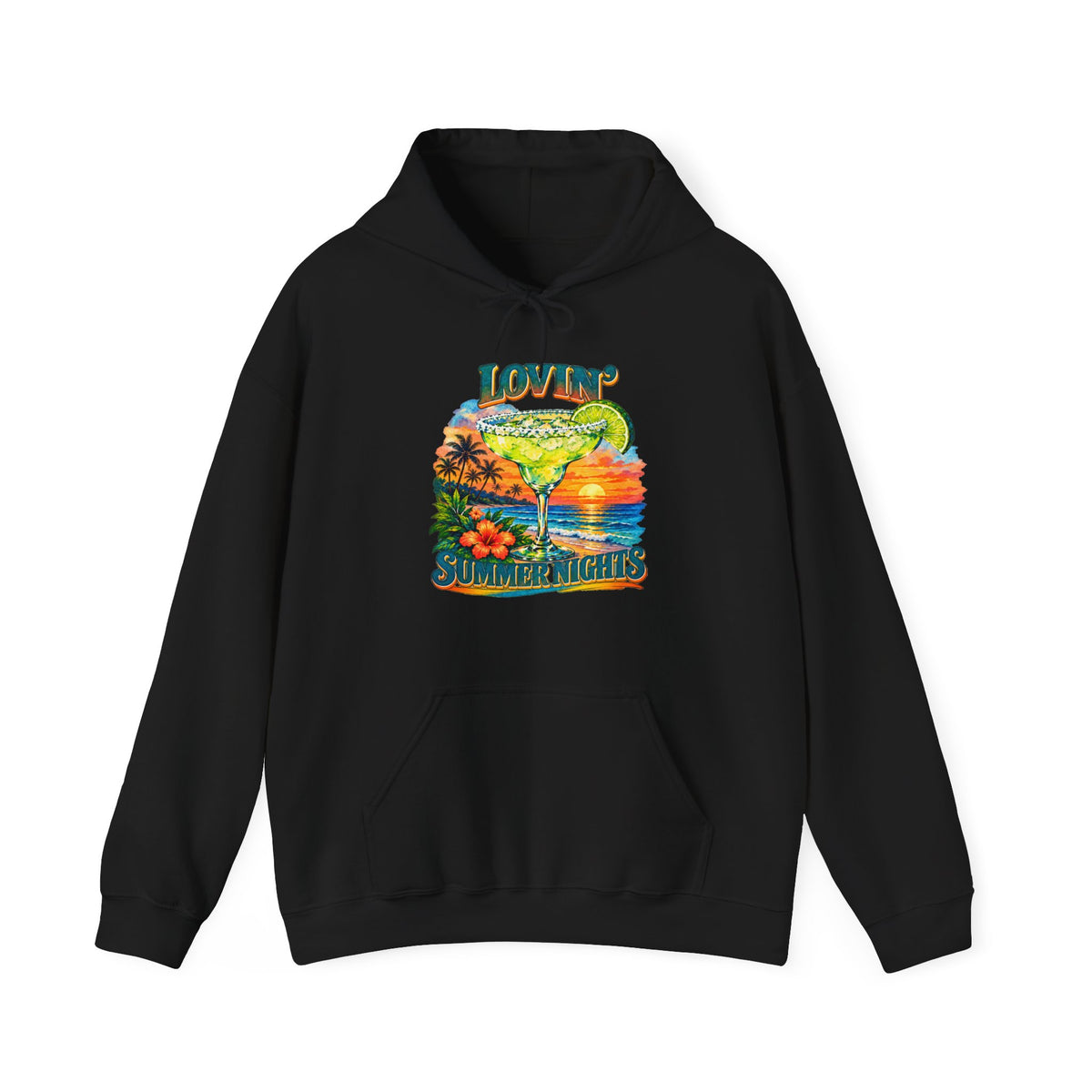 Lovin’ Summer Nights Margarita – Gildan 18500 Hoodie | 001a-v2