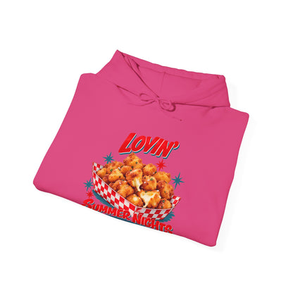 Lovin’ Cheese Curds & Summer Nights – Gildan 18500 Hoodie | 002a-v2