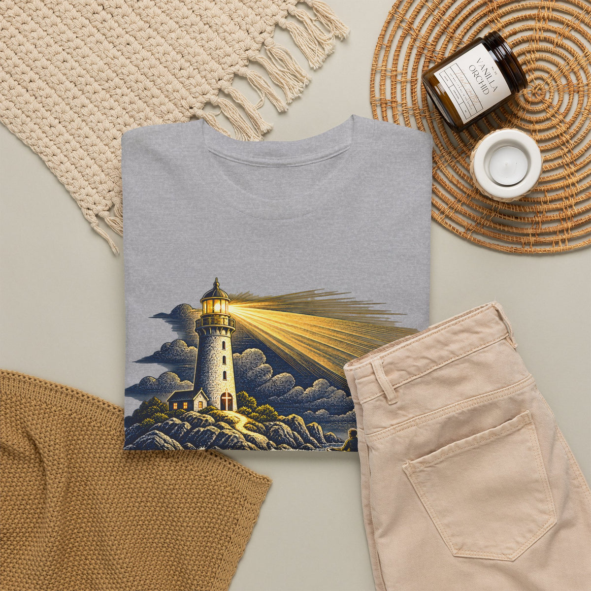 Be a Lighthouse, Not a Tugboat – Gildan 5000 T-Shirt | 179a