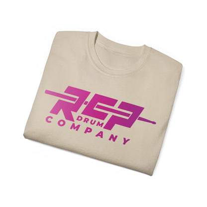 RCP Drum Company T-Shirt | Pink Logo