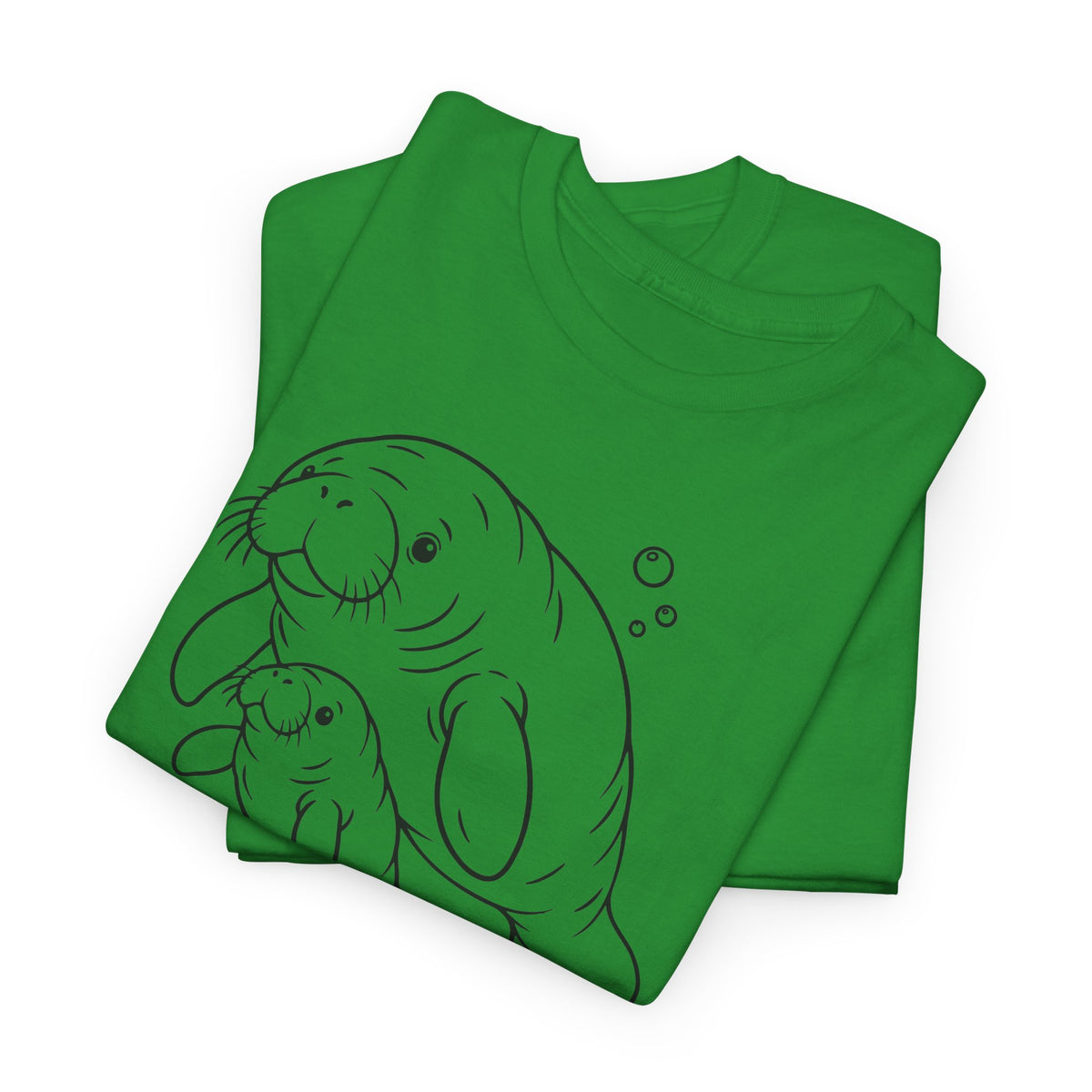 Chubby Mermaid Little Lagoon Family Manatee T-Shirt
