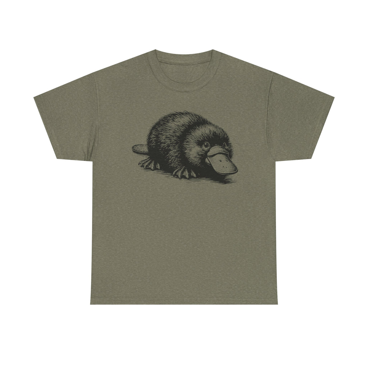 Platypus Sketch T-Shirt | Vintage Wildlife Graphic Tee