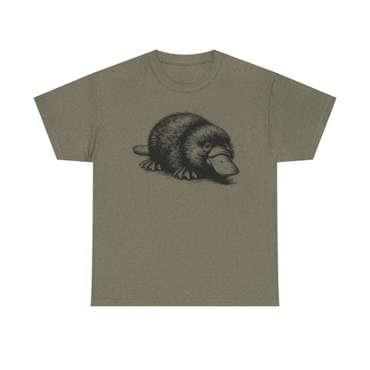 Platypus Sketch T-Shirt | Vintage Wildlife Graphic Tee
