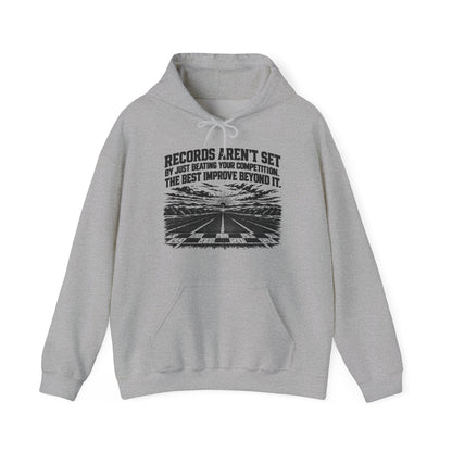 Beyond the Competition – Safety Green/Pink Gildan 18500 Hoodie | 047a