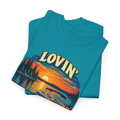 Lovin’ Summer Nights Pontoon – Gildan 5000 T-Shirt | 004a-v2